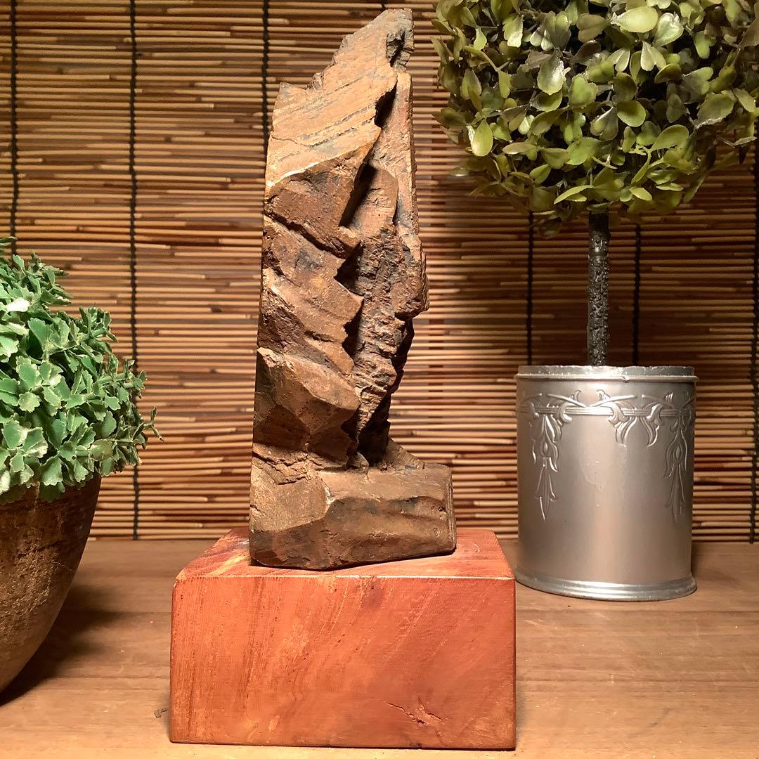 彫刻家「山崎寛作・不動明王」山崎寛彫刻素描展・不動尊ブロンズ像