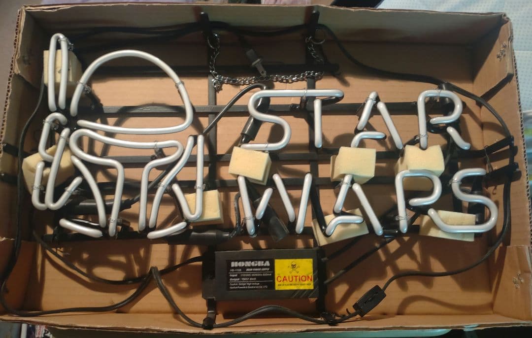 超激レア　スターウォーズ　ネオンサイン　当時物　ボバフェット