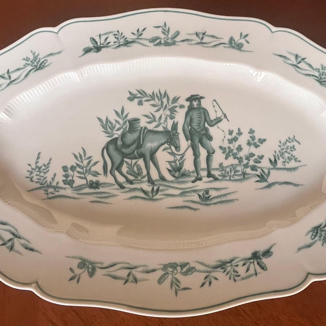 【仏ビンテージ】アビランドリモージュ★Les Islettes★パーティプレート