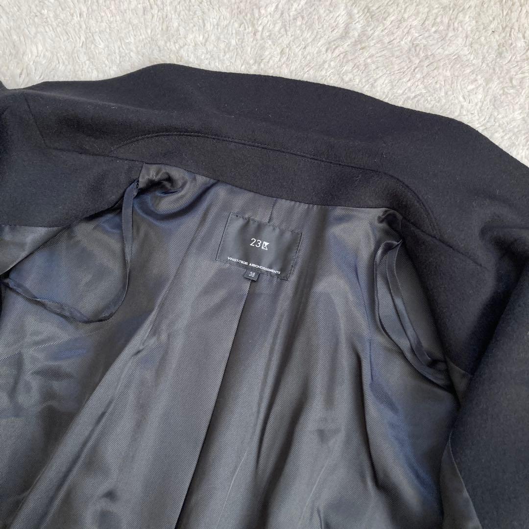 極美品・24AW✨23区　ウールカシミヤビーバー チェスターコート　滝沢眞規子