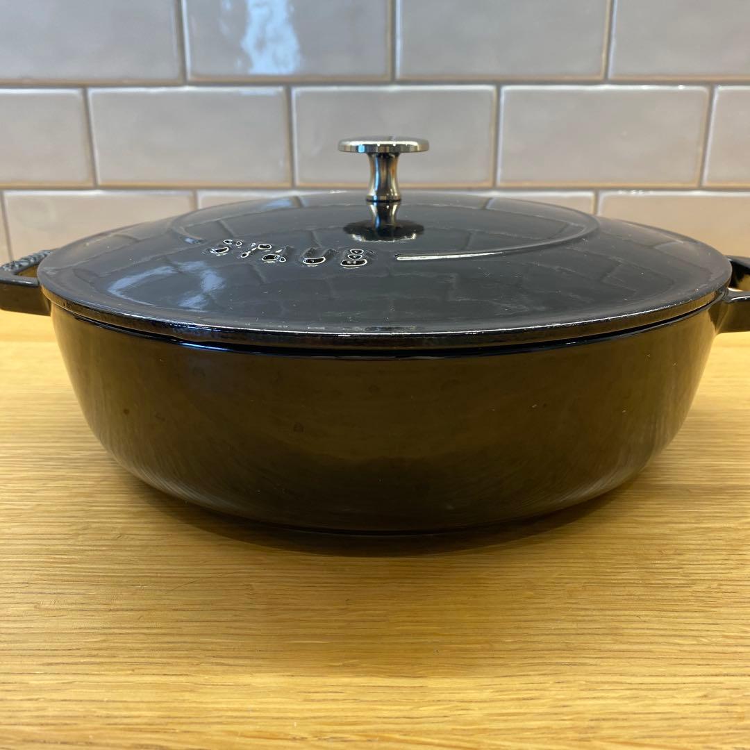 STAUB ブレイザーソテーパン26cm 黒　ブラック　ストゥブ　鍋