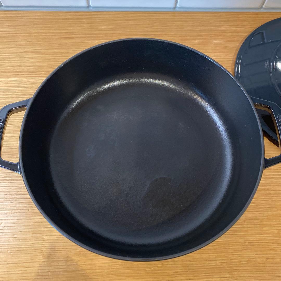STAUB ブレイザーソテーパン26cm 黒　ブラック　ストゥブ　鍋