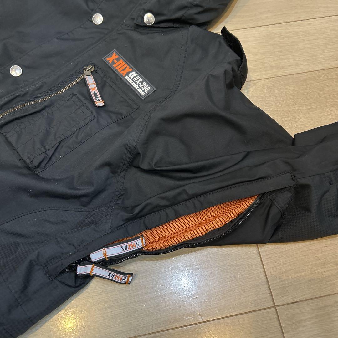 45000円！X-nix スノーボードウェア 上下セット ブラック