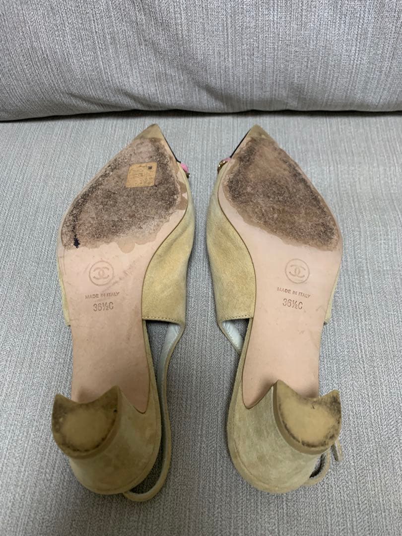 シャネル CHANEL パンプス スリングバック シューズ ココマーク