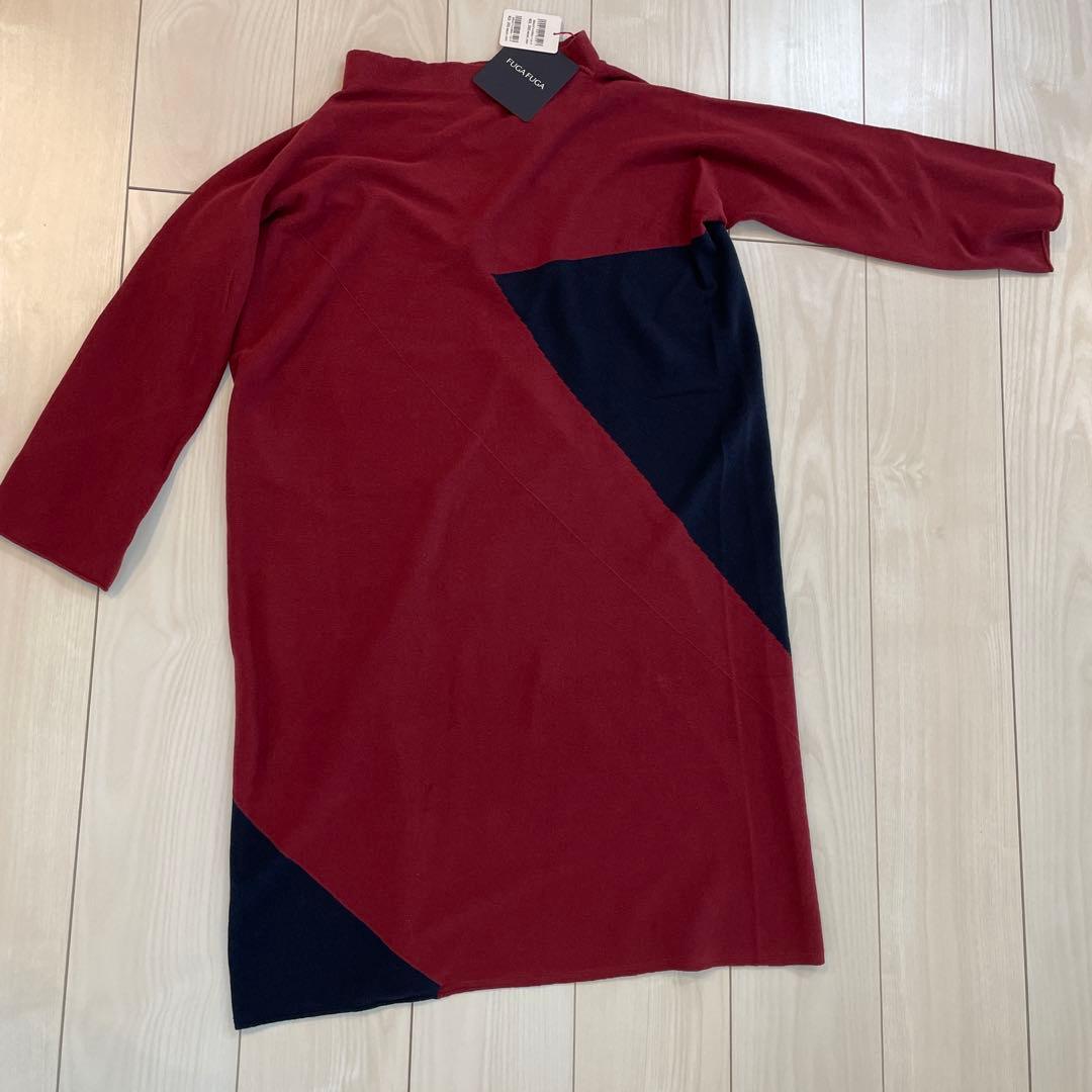 新品　FUGAFUGA 佐藤繊維　コットン　ワンピース　ドルマン