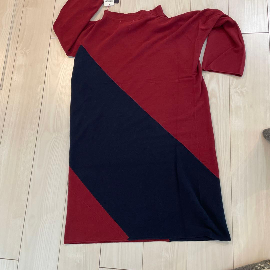 新品　FUGAFUGA 佐藤繊維　コットン　ワンピース　ドルマン