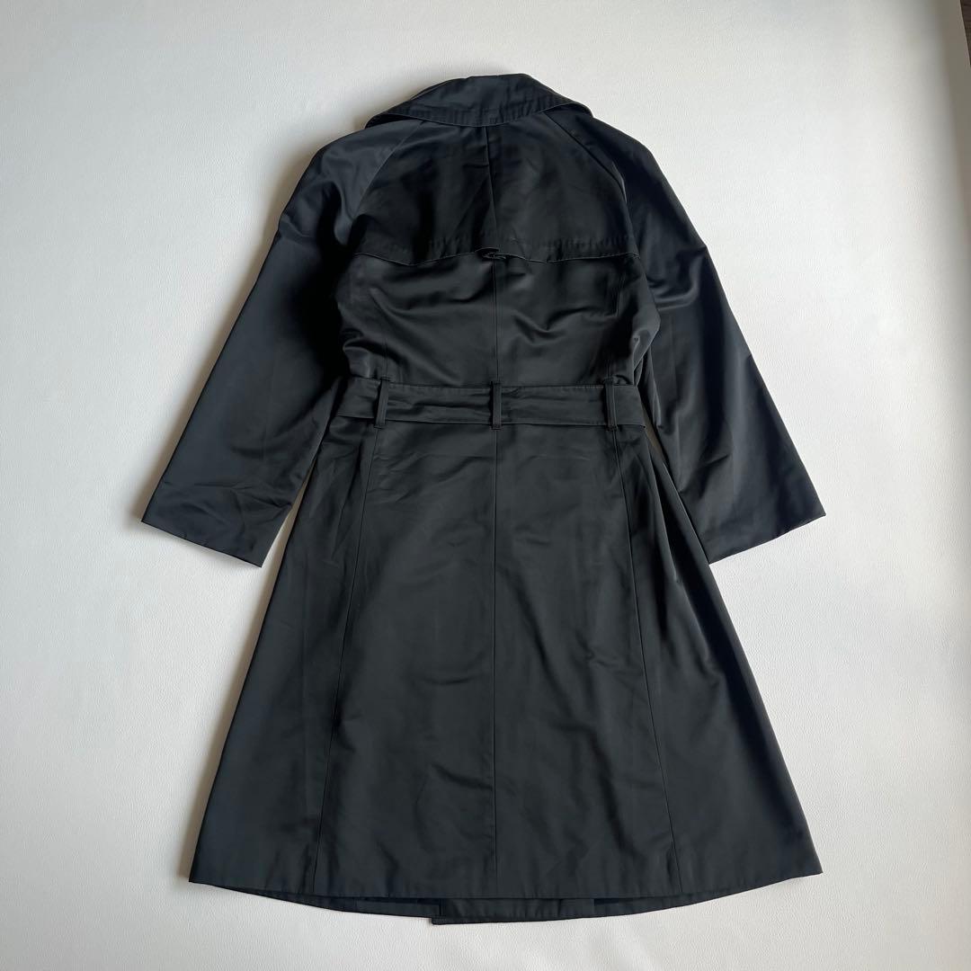 マックスマーラ　トレンチコート　ダブル　ベルト　Max&Co　ロング　ブラック