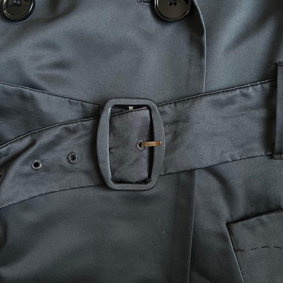 マックスマーラ　トレンチコート　ダブル　ベルト　Max&Co　ロング　ブラック