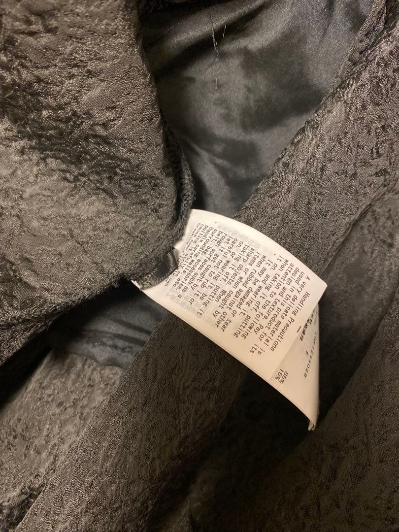 リリーブラウン3wayシアージャガードペプラムブラウス black黒