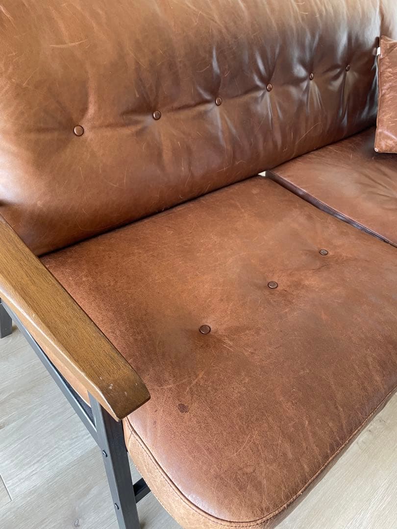 【貴重】アクメファニチャー GRANDVIEW SOFA （クッション付）