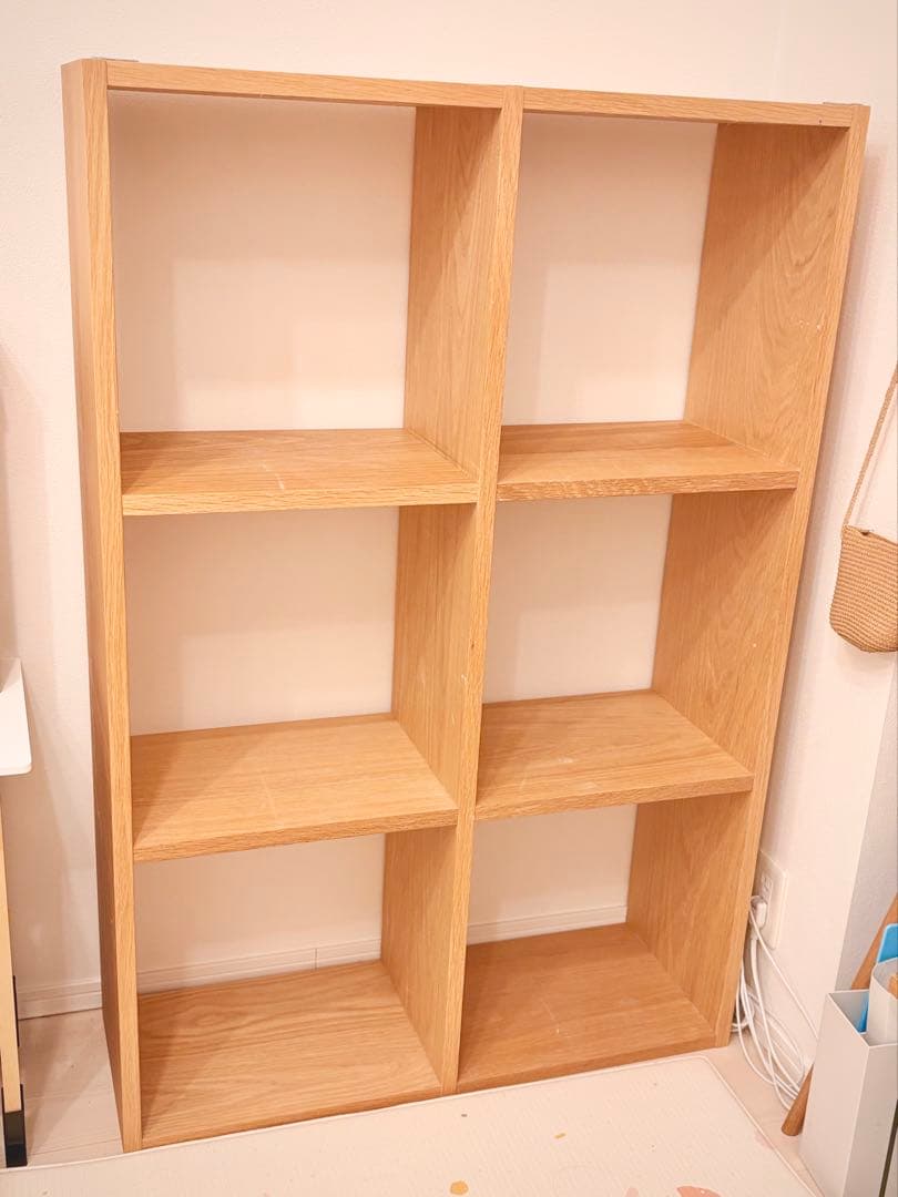 無印良品 スタッキングシェルフ（3段 × 2列 オーク）