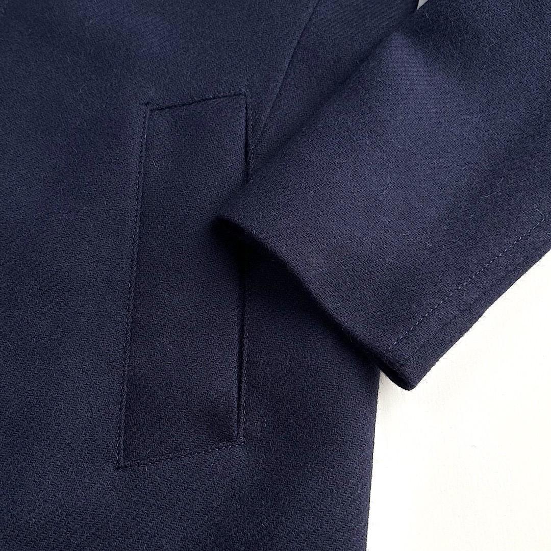 新品 アクアスキュータム 英国製 定価160,000円 ステンカラーコート 34