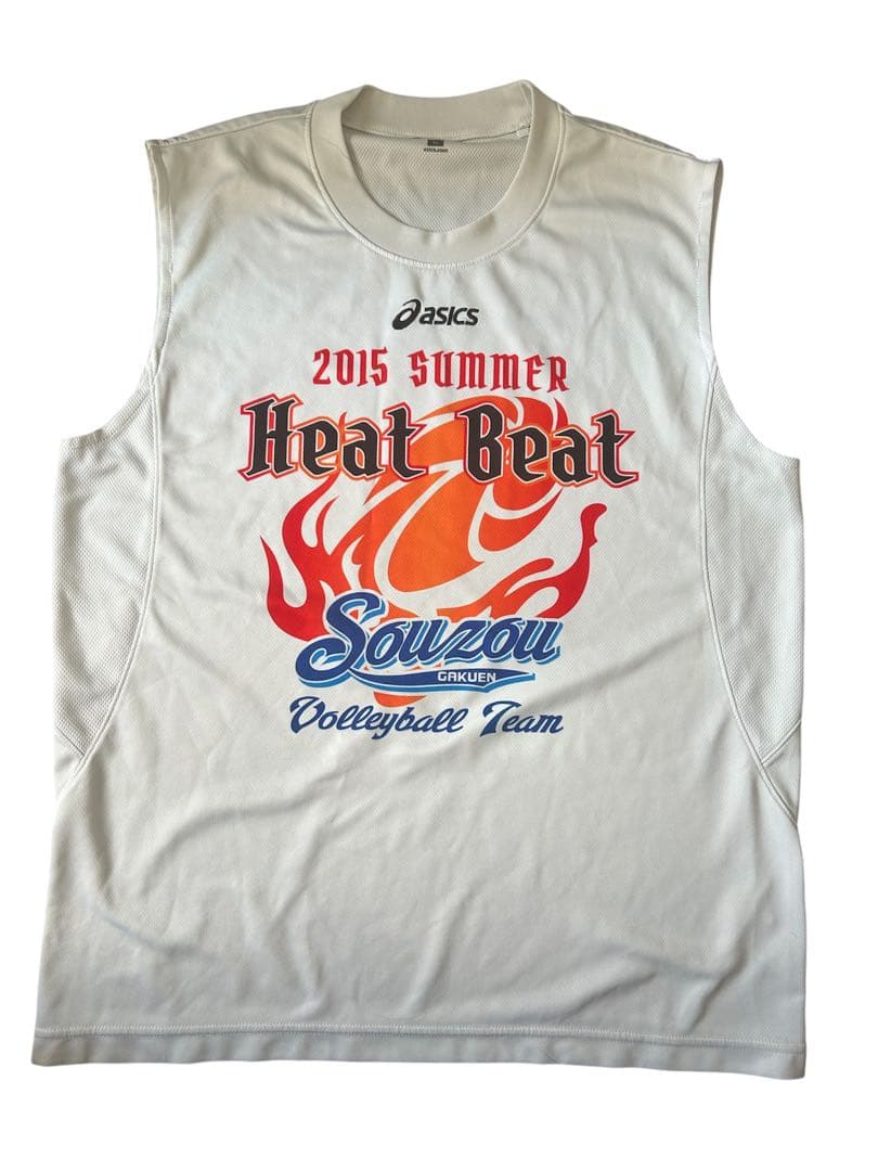 asics 松本国際(旧創造学園)ノースリーブシャツ/限定Tシャツ