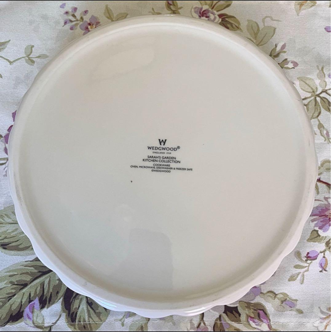 【レア美品】ウェッジウッド　サラズガーデン★カモミール★大きなパイ皿