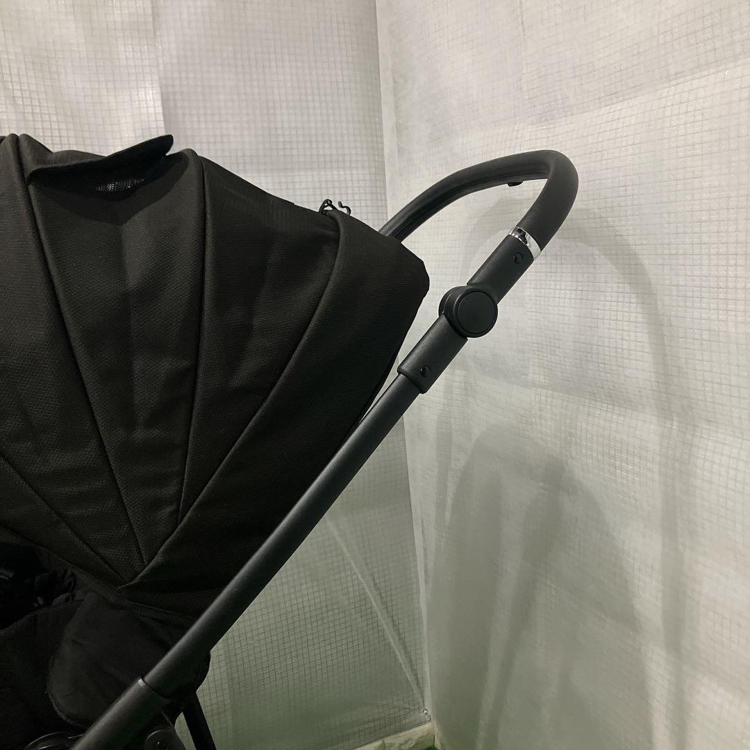 美品 LUCE ルーチェ プレミアム ピンク 限定色 ベビーカー ブラック