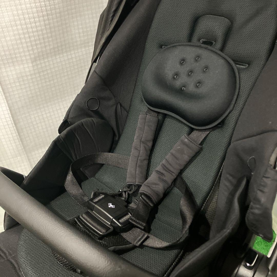 美品 LUCE ルーチェ プレミアム ピンク 限定色 ベビーカー ブラック