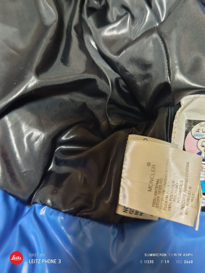 マロン　モンクレール　TULSAダウン　青サイズ0　HYKE好きに
