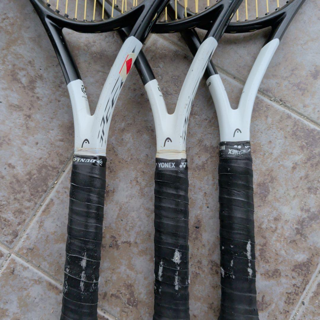 楽一番公式アカウント　Head　スピードS　硬式ラケット3本セット　中古品