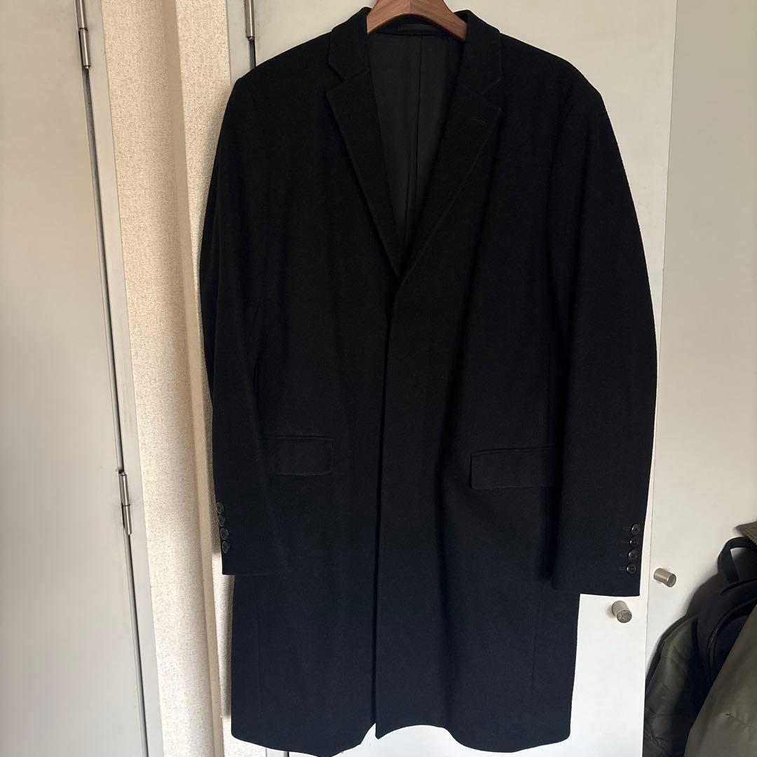 LAD MUSICIAN 黒 チェスターコート 44