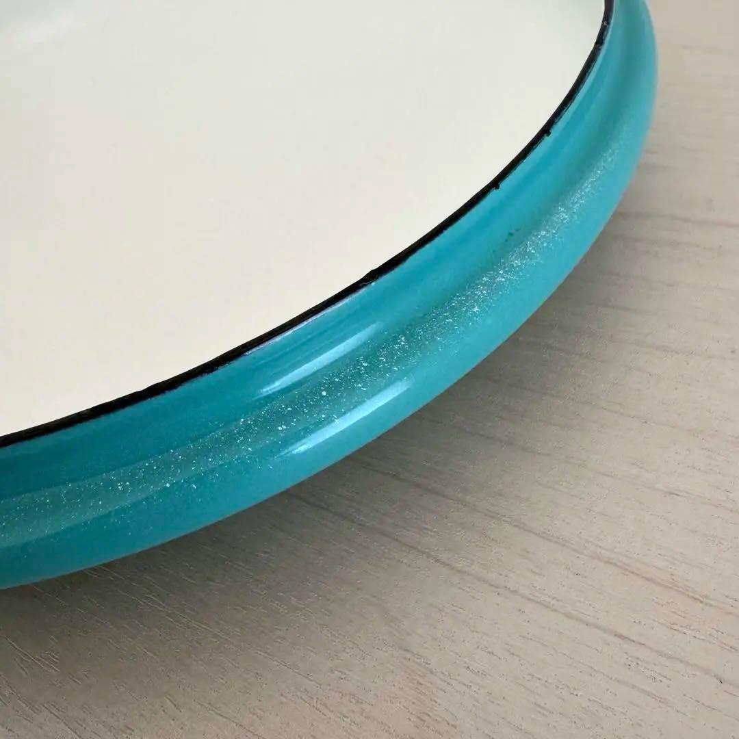 【未使用】DANSK/ダンスク 両手鍋 23cm ターコイズ