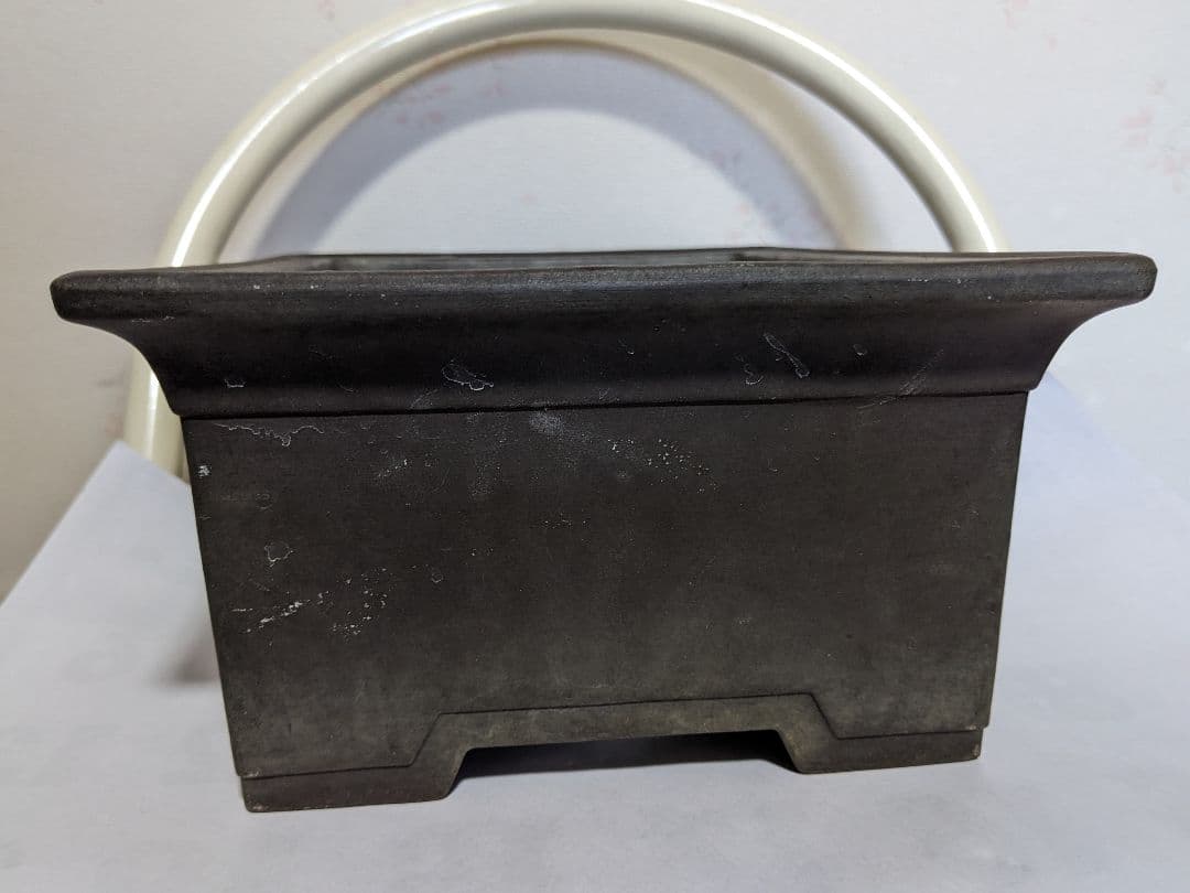 ♦紫砂 紫泥 盆栽鉢 美術品？志那鉢 中国鉢 コレクション骨董品アンティーク