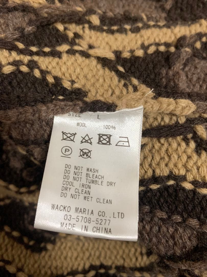 トップス WACKOMARIA LEOPARD CARDIGAN