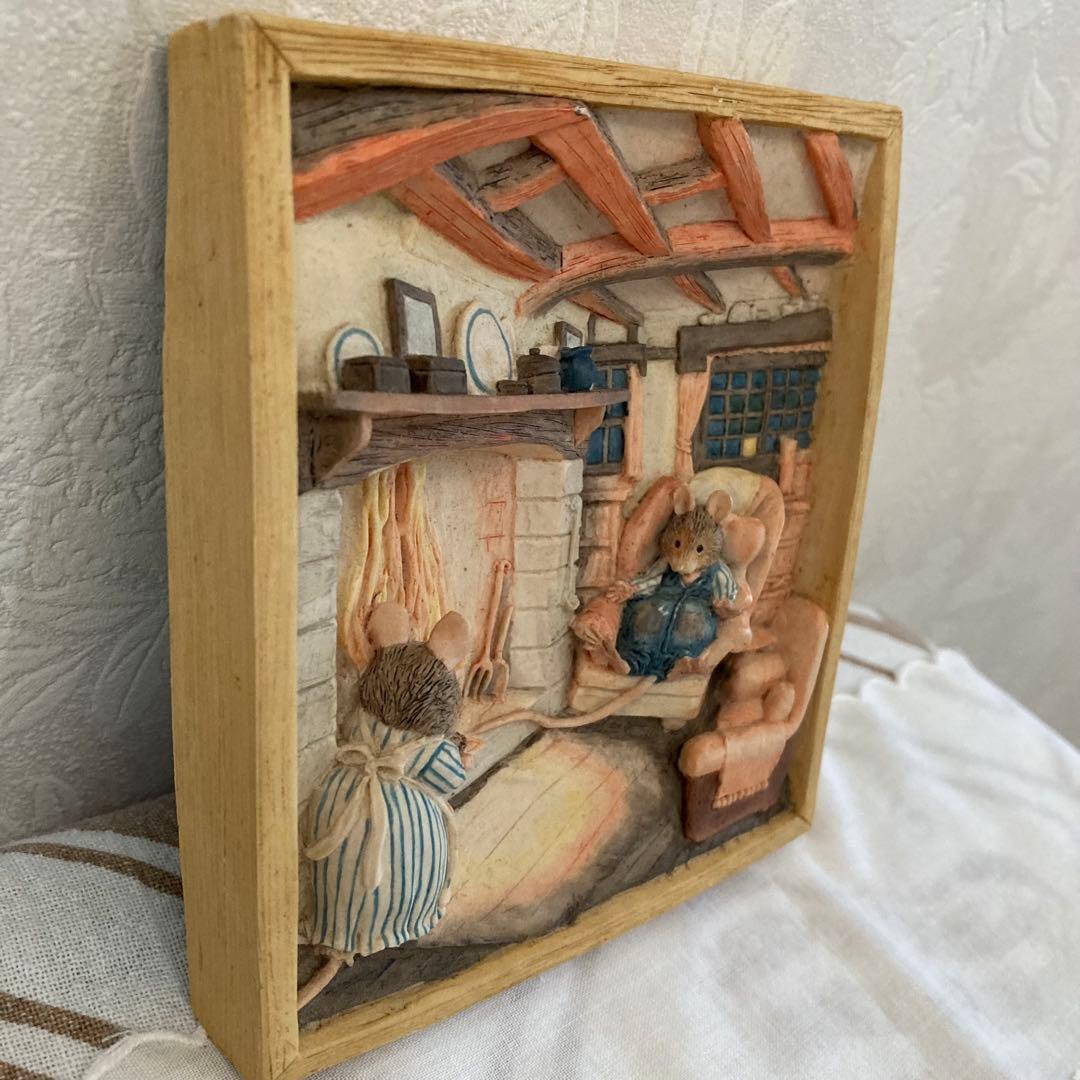 2/8 ブランブリーヘッジ 立体 壁掛け　のばらの村のものがたり　ジルバークレム