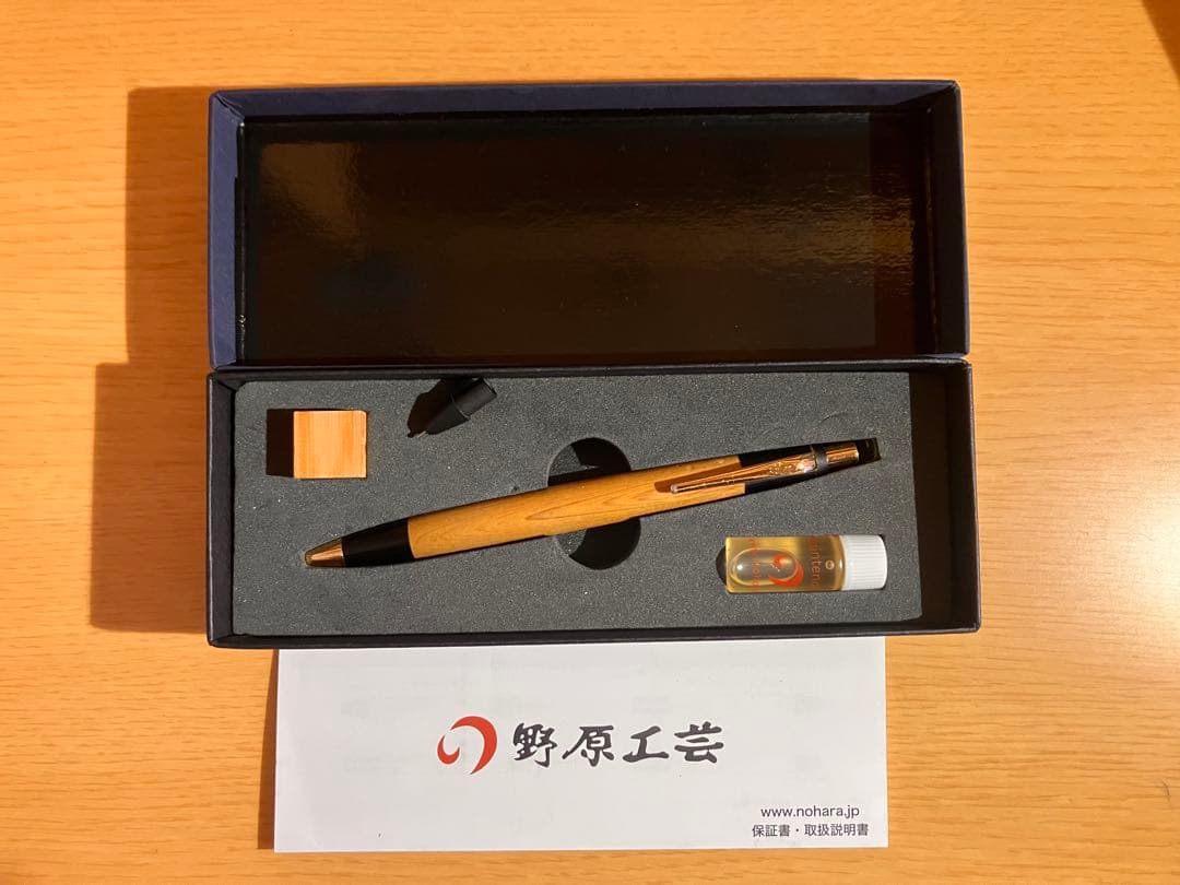 とりっぴ　野原工芸 木製シャープペンシル 木曽檜