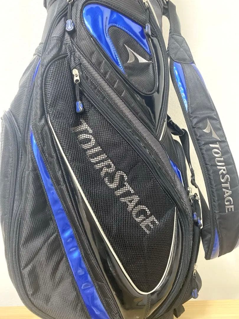 【美品✨】 TOUR STAGE ツアーステージ ゴルフバッグ キャディバッグ