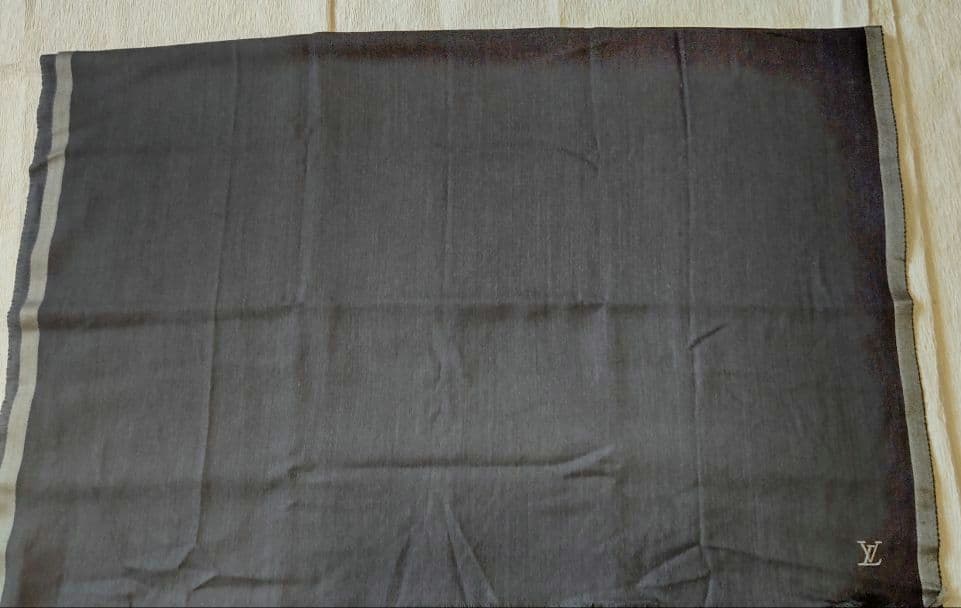 ルイ・ヴィトン✨️ウール・カシミヤ・シルク グレー ストール