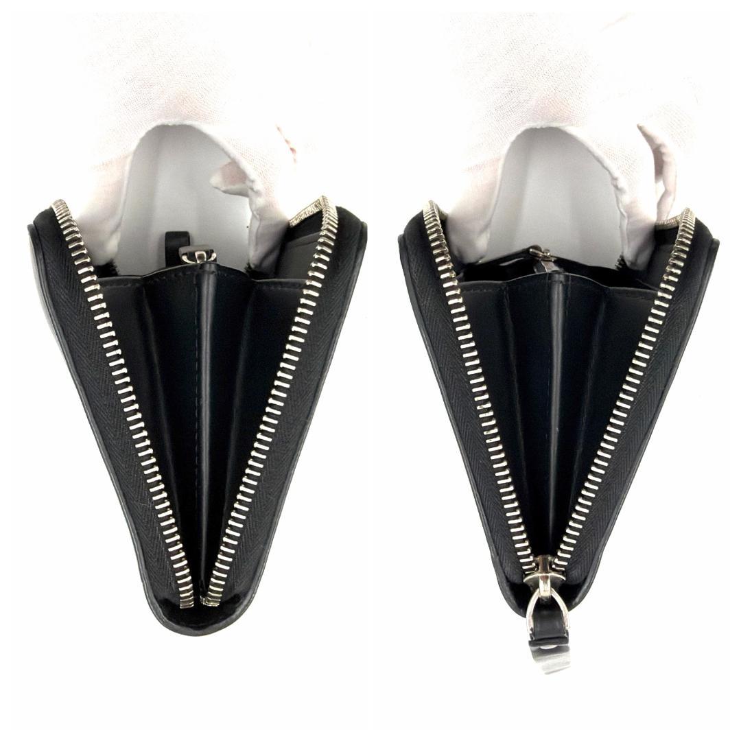 ✨️美品✨️ ヴァレンティノ VLTN ラウンドジップ 長財布 レザー メンズ