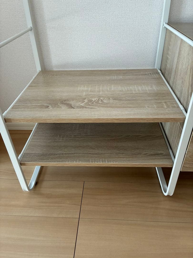 LOWYA（ロウヤ） ハンガーラック ホワイトオーク