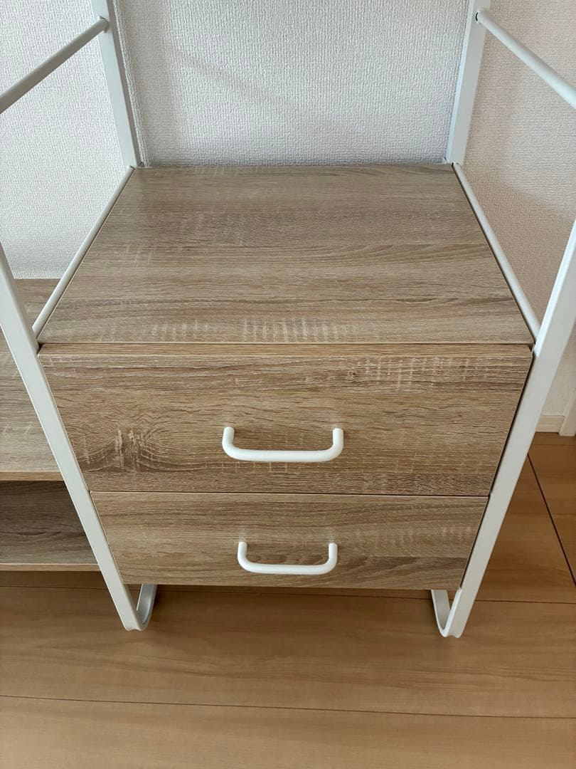 LOWYA（ロウヤ） ハンガーラック ホワイトオーク