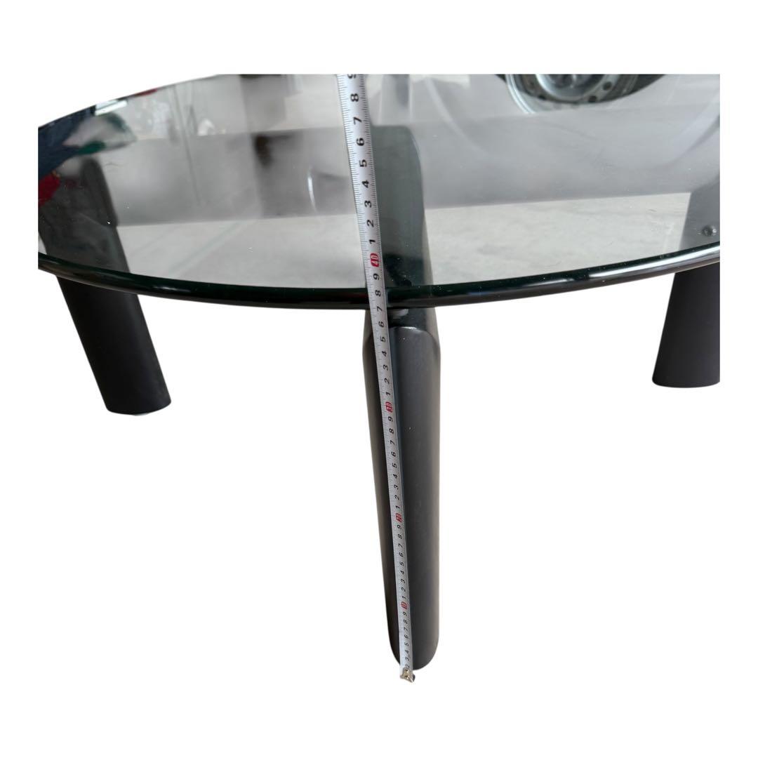 コルビジェ　リプロダクト　ガラス天板　ダイニングテーブル　二人暮らし