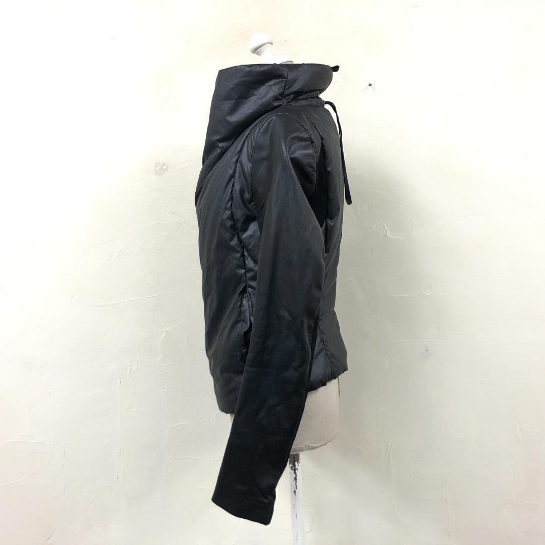 美品 bajra デザインパディングジャケット レザー切替 size1 y2k