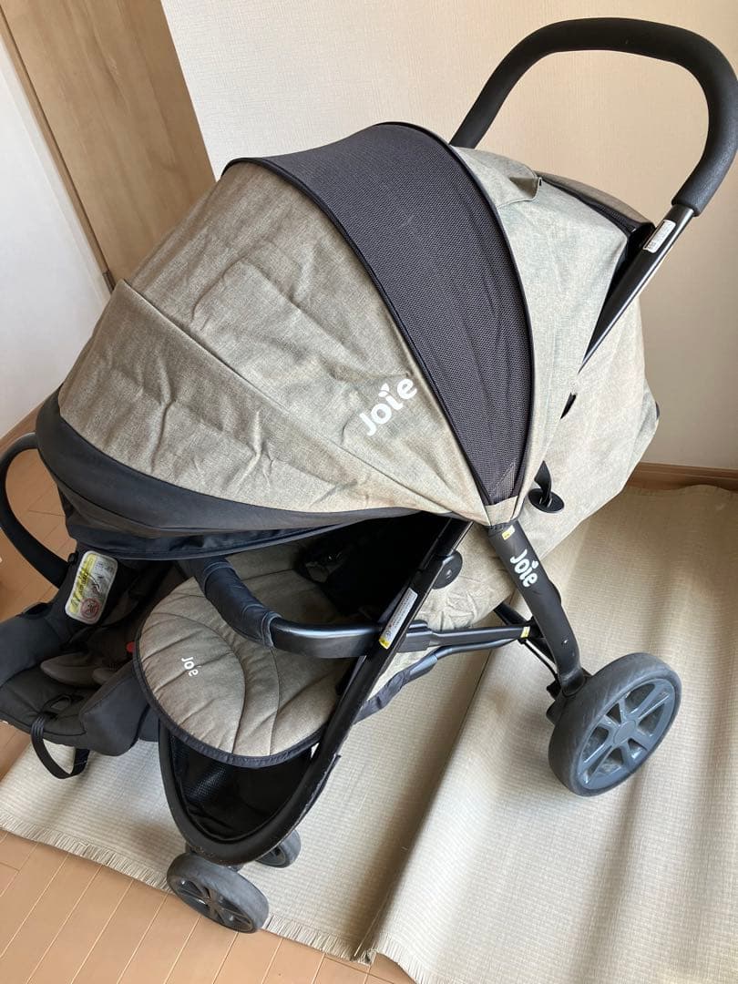 ①Joie トラベルシステム 3点セット ベビーカー チャイルドシート