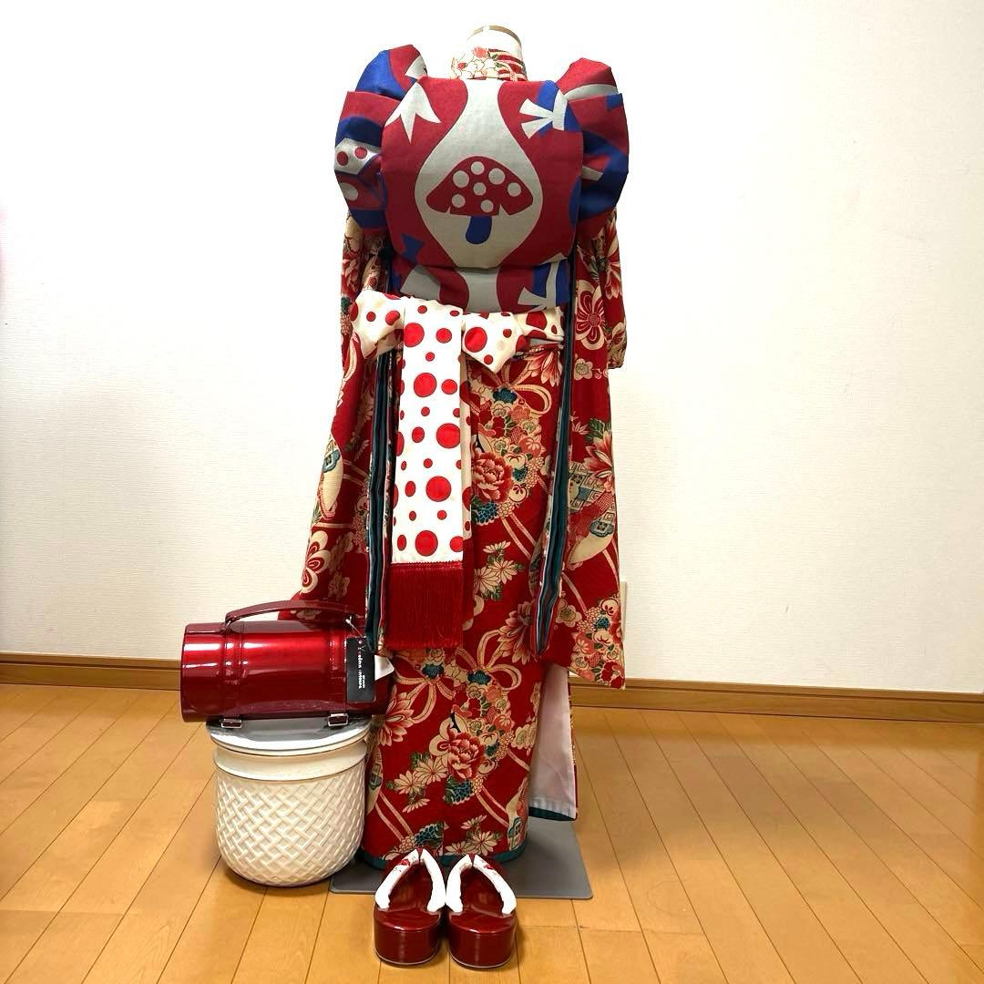 きょんちゃんNo.106 七五三　7歳 着物フルセット　　　モダンアンテナ