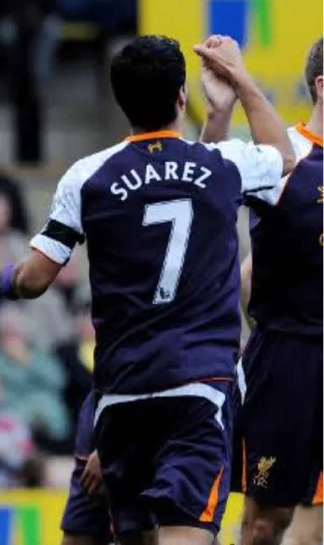 正規品 12/13 リバプール 3rd ユニフォーム スアレス Lサイズ