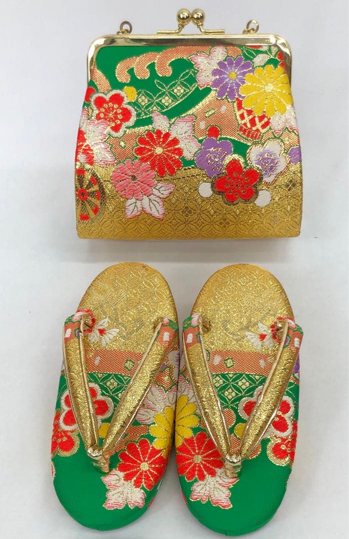 七五三　女の子　はこせこセットS　帯揚げ*しごき付き《子供413》#江戸小もーん