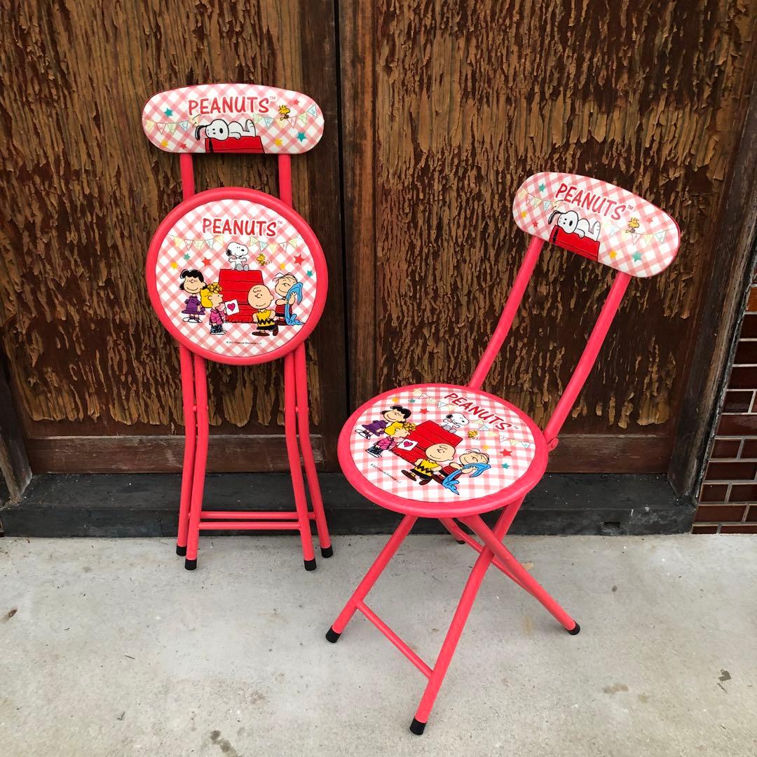 スヌーピー 折り畳み パイプ椅子 チェア SNOOPY