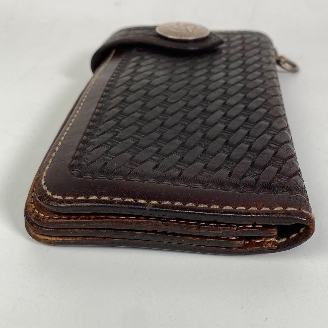 FUNNY　ライダーウォレット　バスケット　長財布　コンチョ