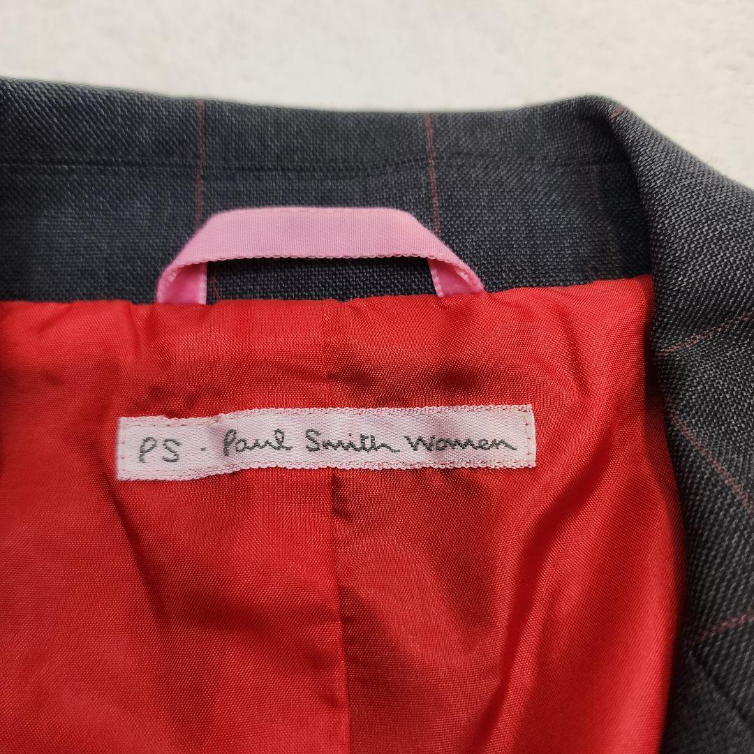 Paul Smith ポールスミス セットアップ スーツ パンツ グレー 裏地赤
