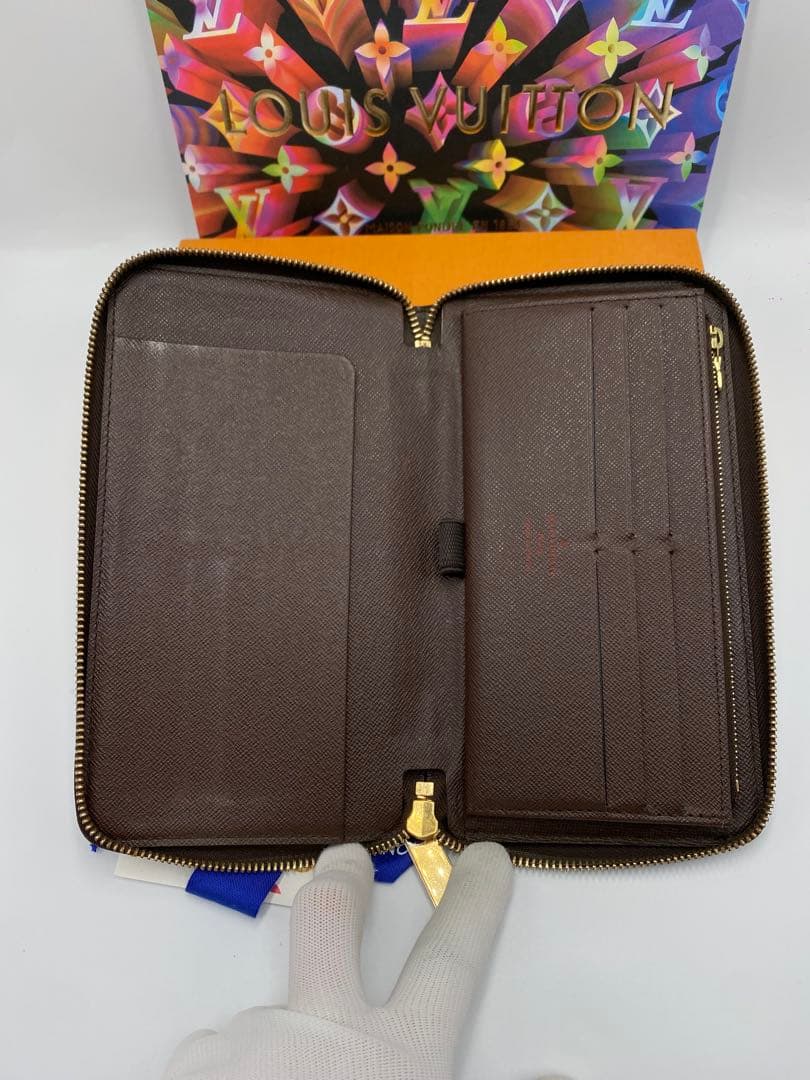 ✨極美品✨ ルイヴィトン　ジッピーオーガナイザー　ウォレット　ダミエ　長財布