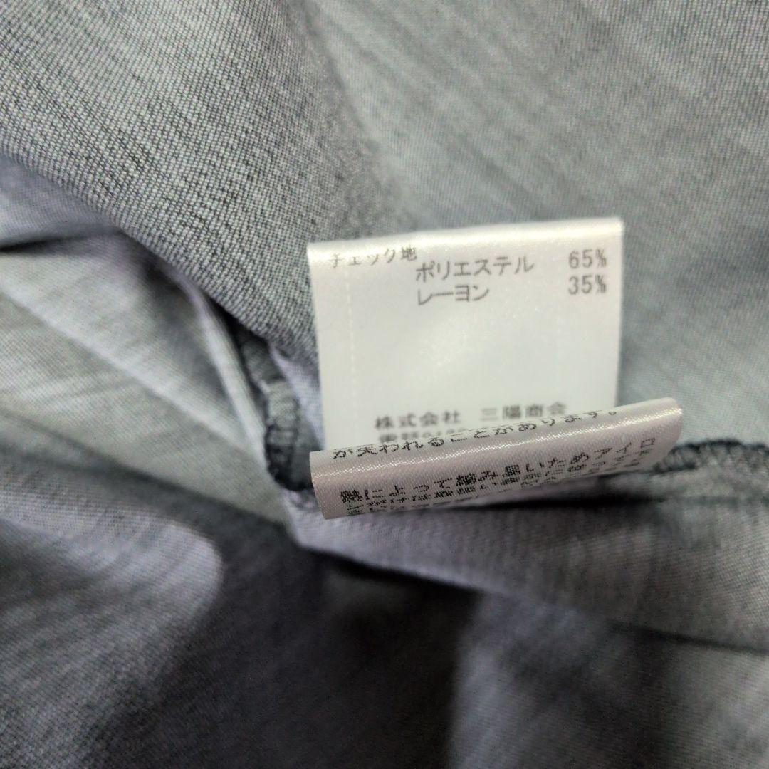 ブルーレーベルクレストブリッジ　 デニム風　ワンピース　チュニック　 リボン美品