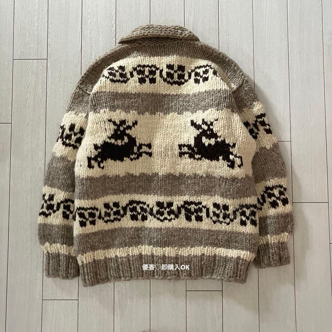 70s 80s Modeste Indian Genuine カウチンセーター