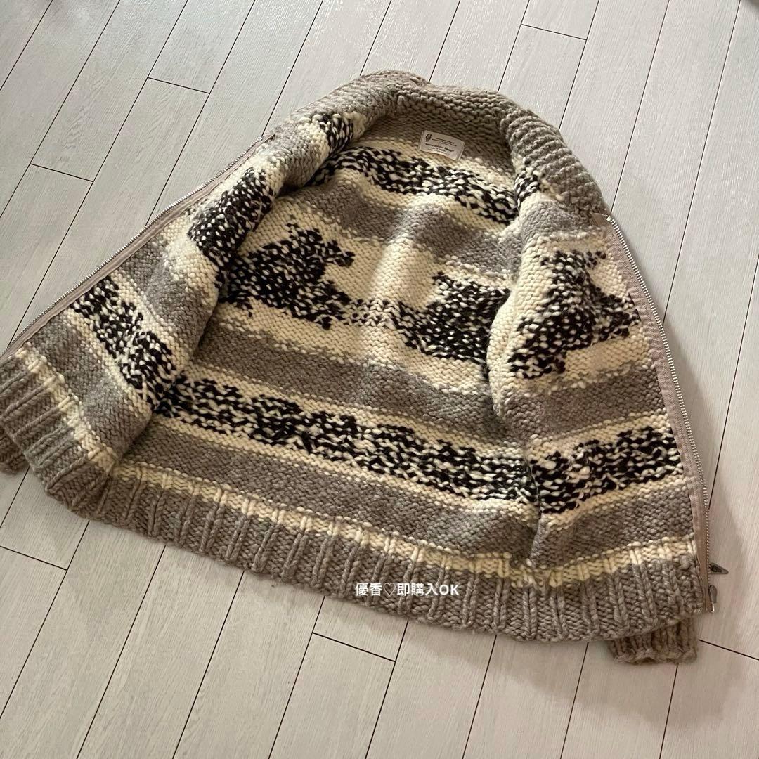 70s 80s Modeste Indian Genuine カウチンセーター