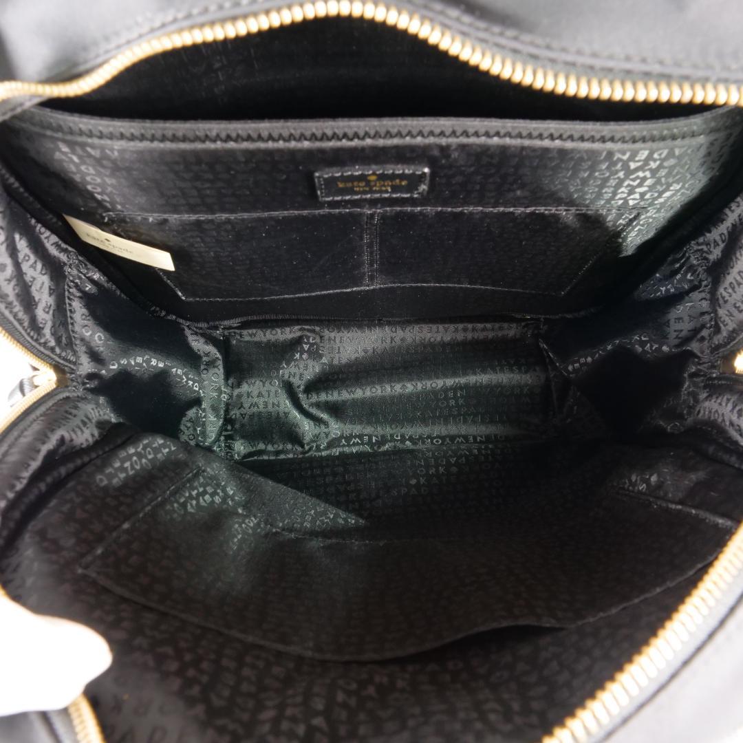 極美品✨ ケイトスペード リュック バックパック ナイロン ブラック 金ロゴ