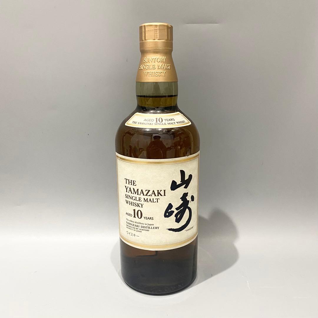 未開封 サントリー シングルモルトウイスキー 山崎10年 ホワイトラベル