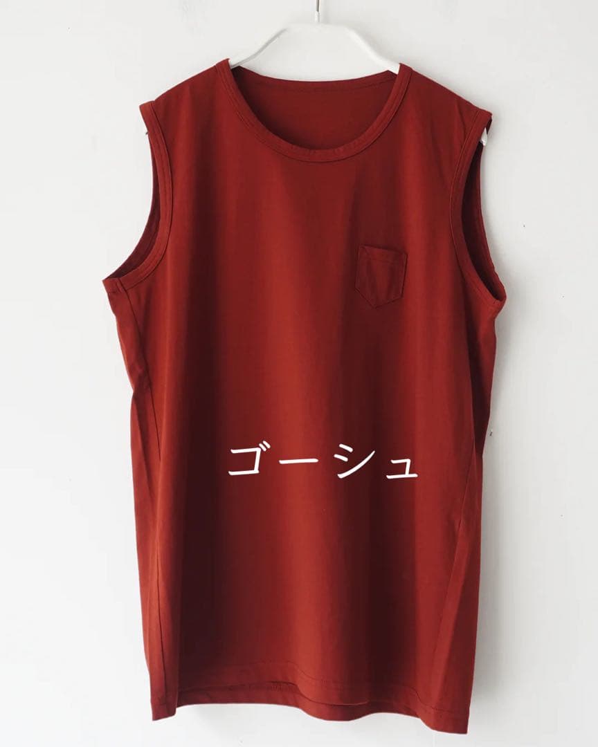⚠️専用出品【新品未開封】ゴーシュ オーガニックスビン天竺 タンクトップ レッド