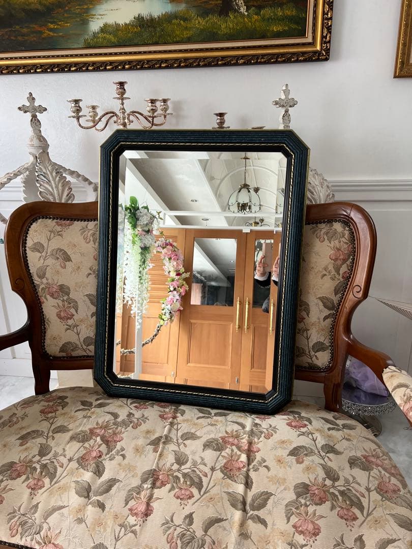 イタリア壁掛け鏡